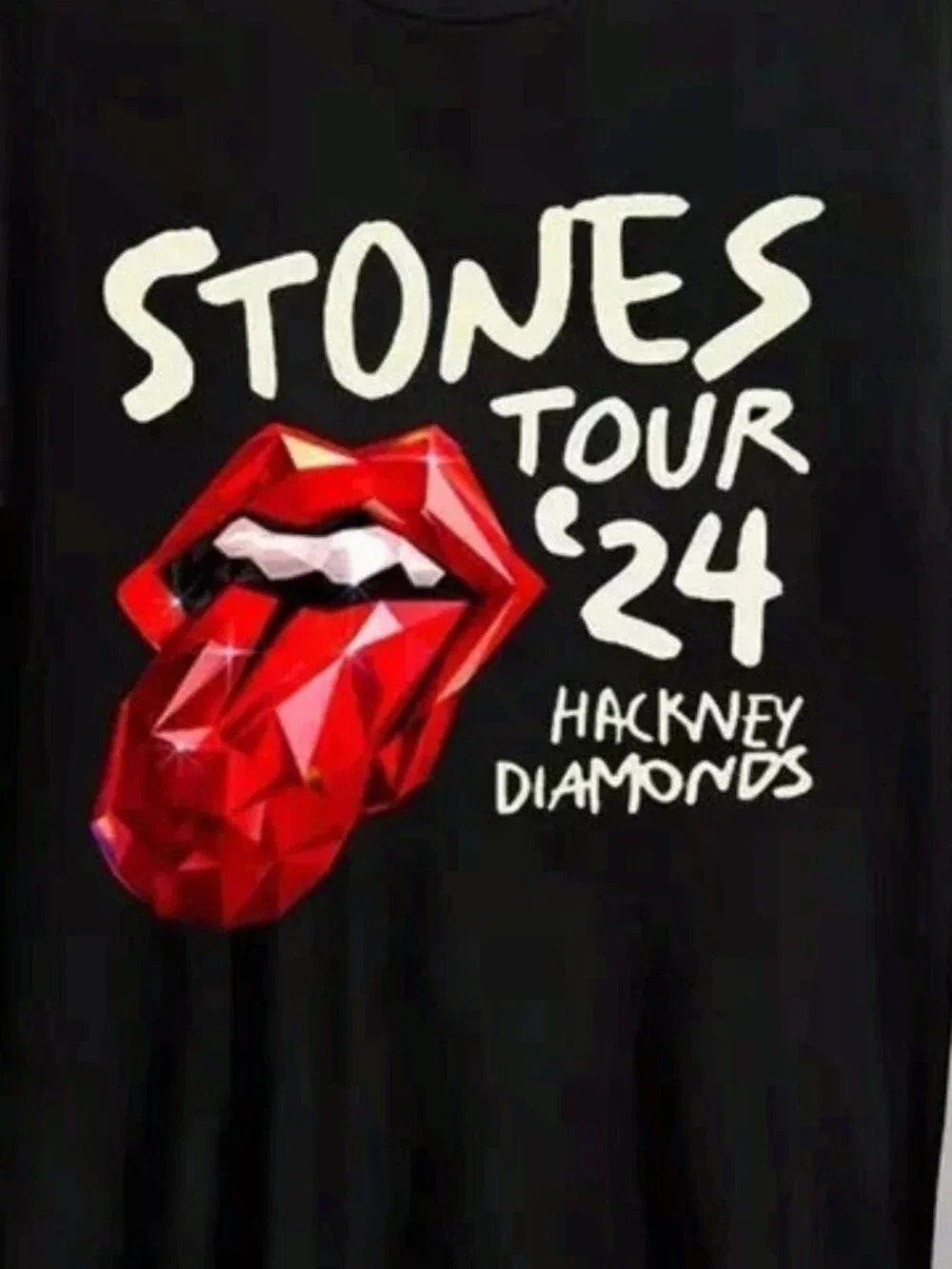 Rolling Stones Hackney Diamonds Tour 2024 Graphic T-Shirt